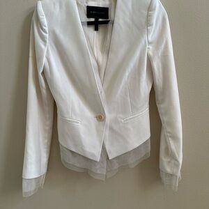 BCBGMAXAZRIA Women's White Blazer